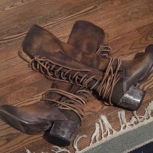 Freebird Lace Up Boots